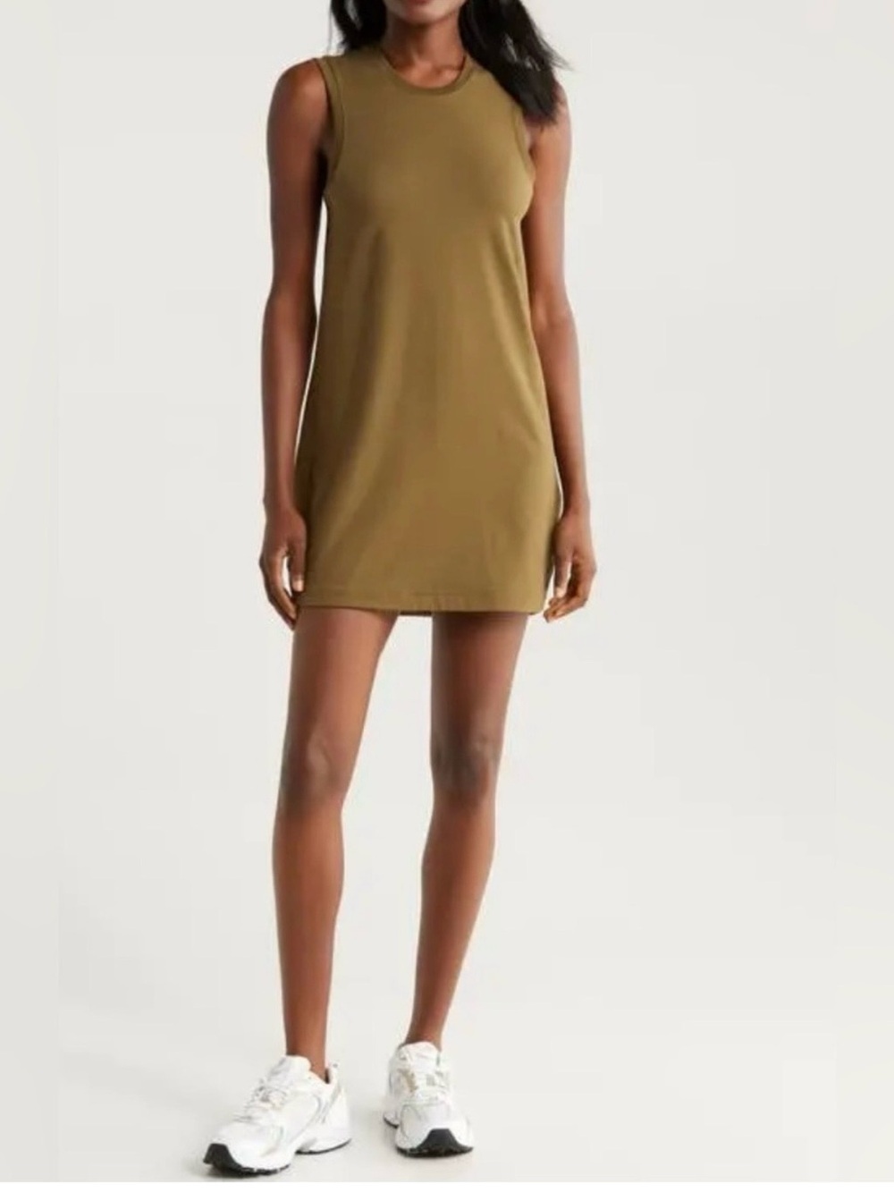 Varley green shift dress